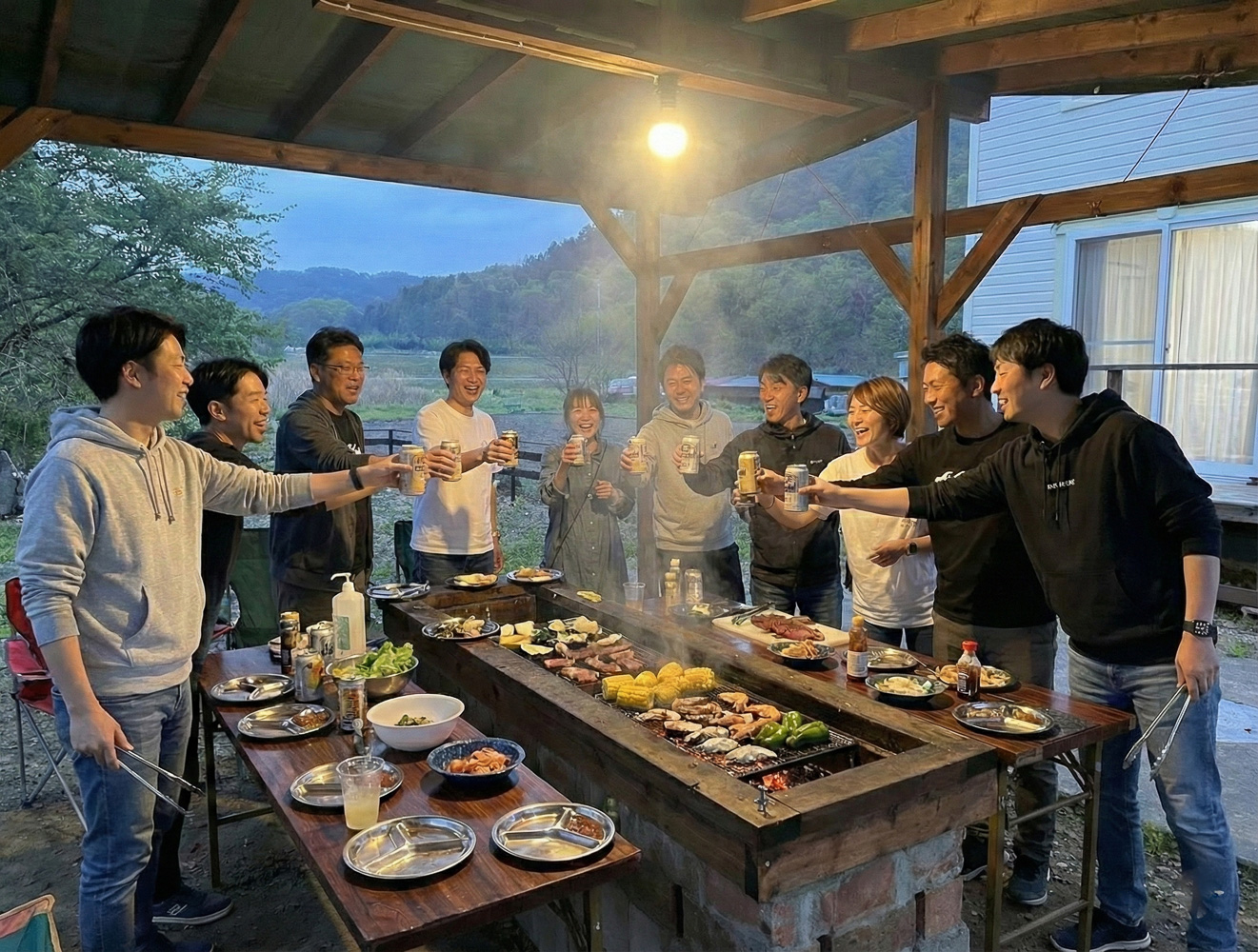 KAIKOMA HAUSのBBQ