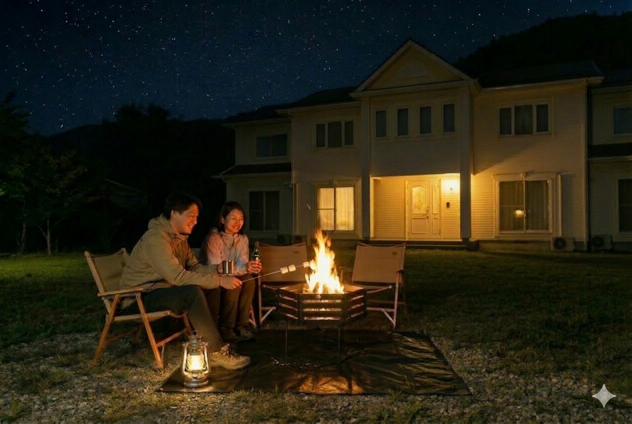 KAIKOMA HAUS 焚き火と星空 カップルプラン 山梨北杜市