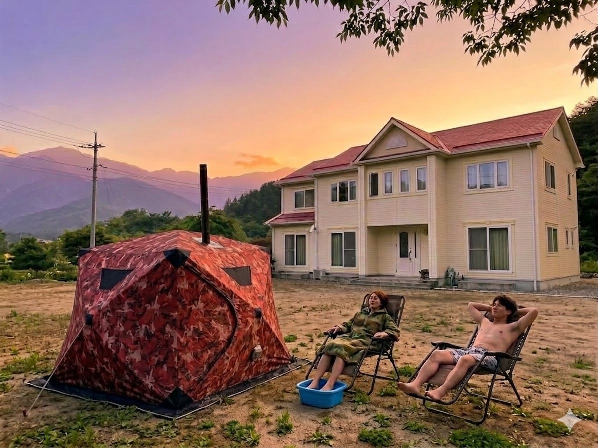 テントサウナ 南アルプス清流 KAIKOMA HAUS カップルプラン